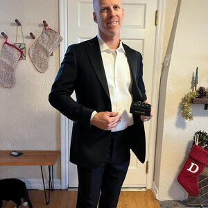 Brooks Brothers Mens Tuxedo Shirt, Cufflinks, and Shirt Buttons